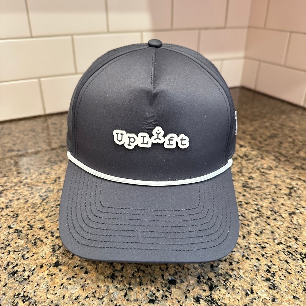 UPLIFT Branded Bills Performance 545 Rope Hat Men's Adjustable Charcoal Gray‎